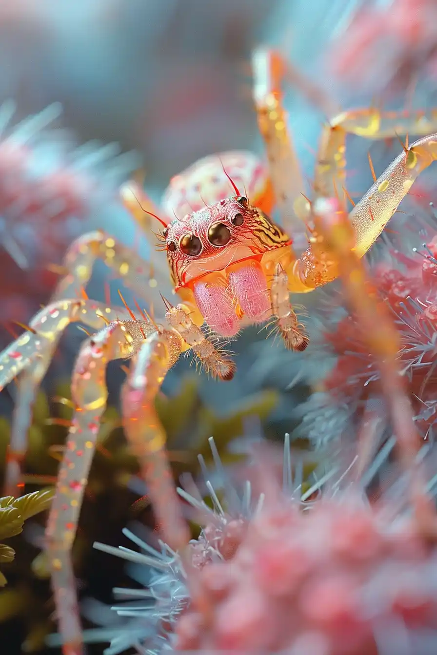 Plastic Spider in Sugimori Style Midjourney提示词