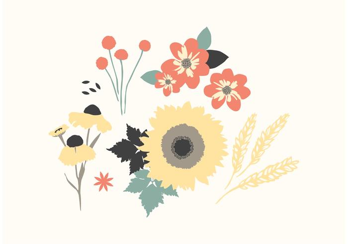 秋季花卉载体