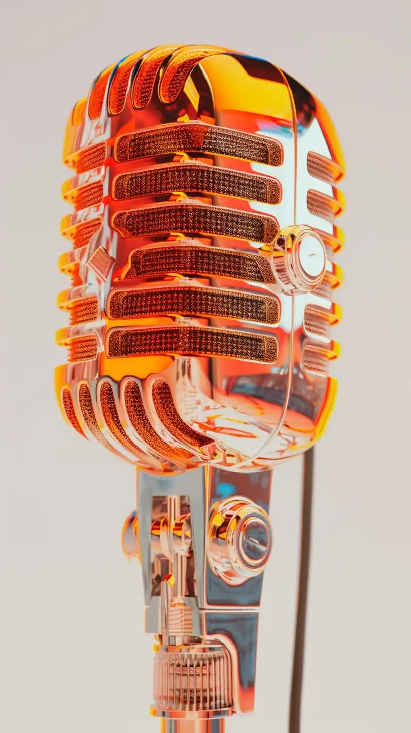 Iconic Microphone Brush Midjourney 提示词生成效果