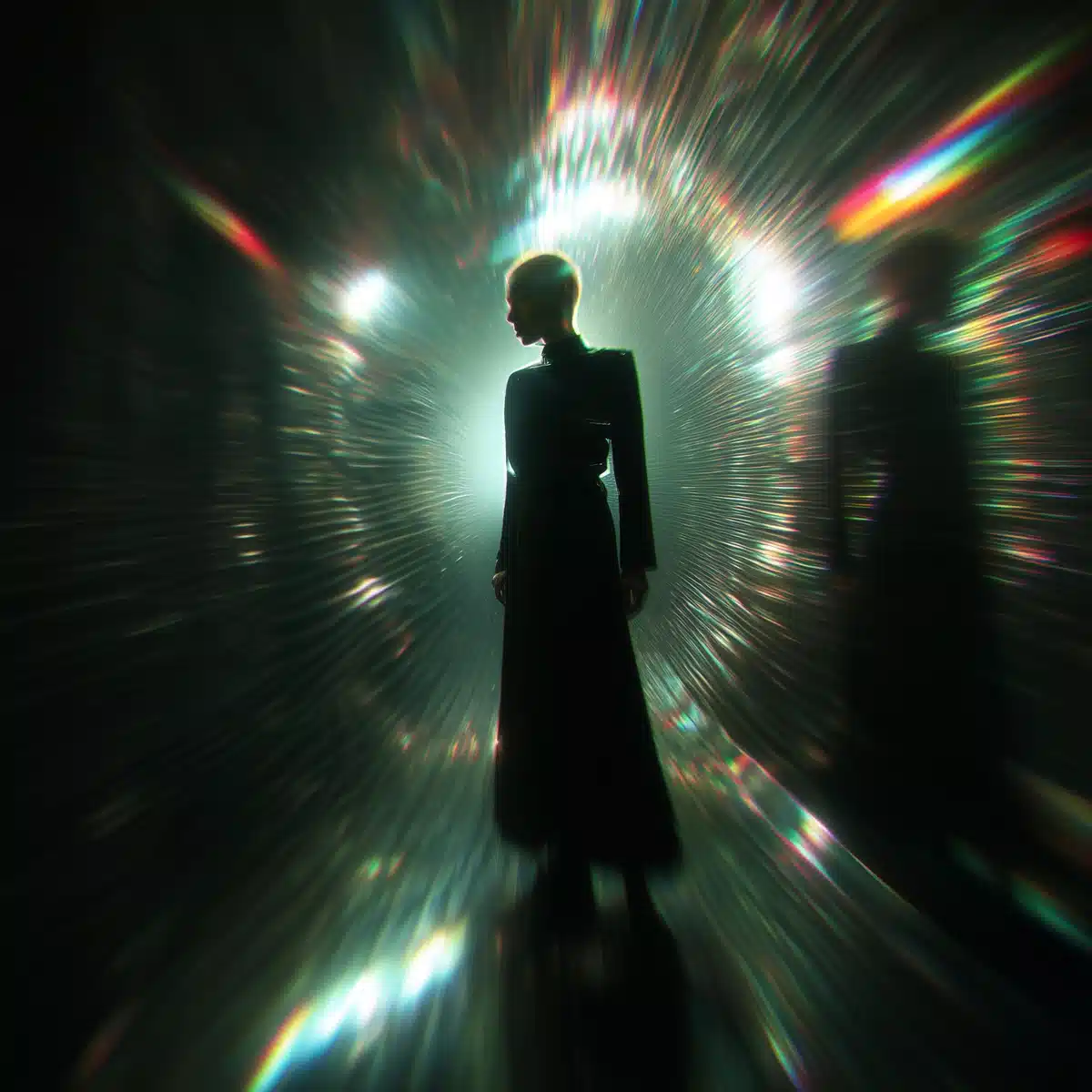 Futurist Fashion Silhouette Surrealism Midjourney提示词