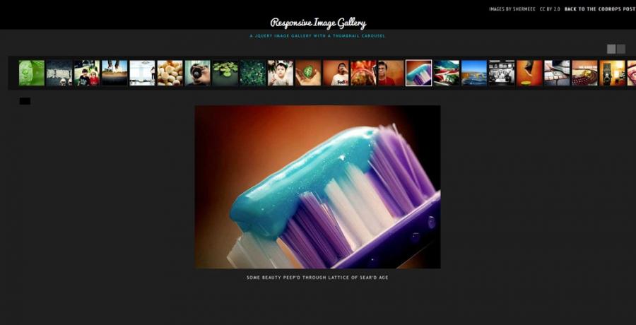 Responsive Image Gallery图库展示