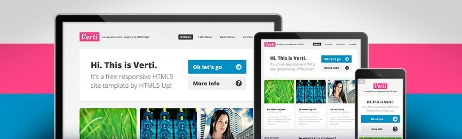 响应式网站模板&nbsp;html5up-verti