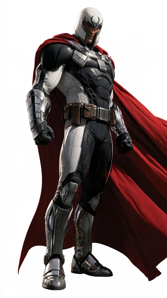 Magneto In White Armor Midjourney提示词