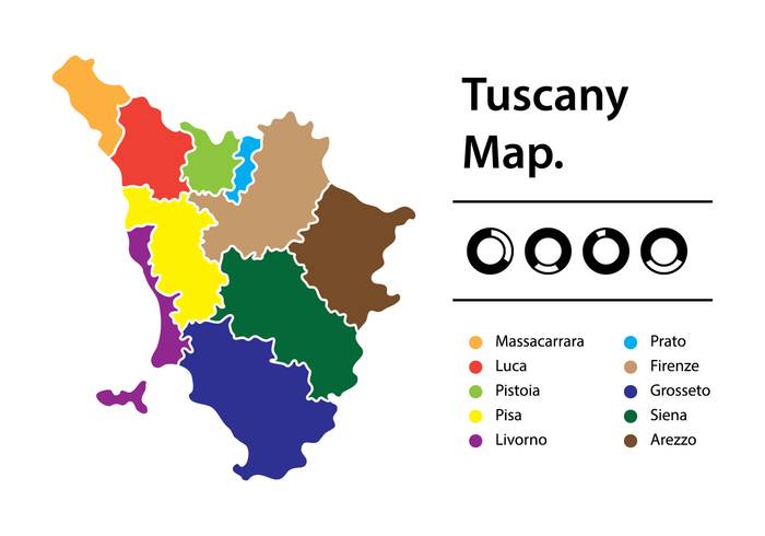 托斯卡纳地图