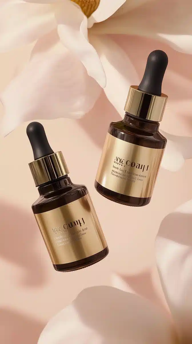 Luxury Essence Oil Display Midjourney提示词