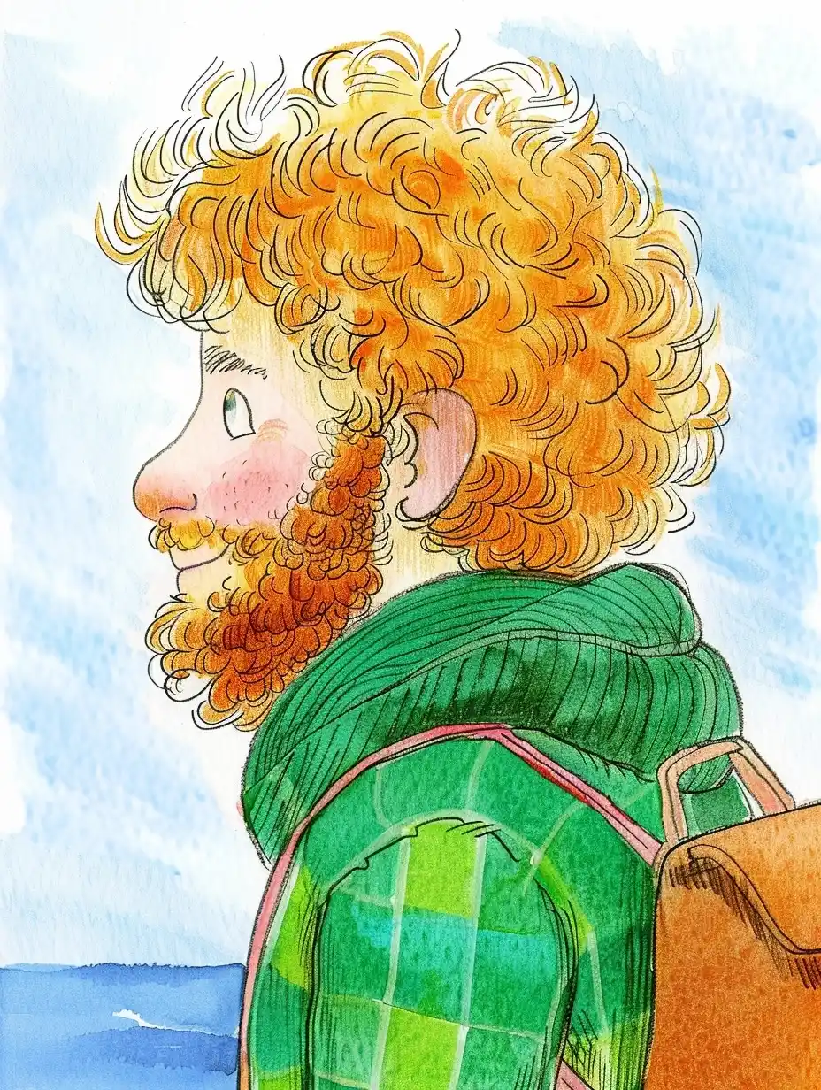Ebbinghaus Portrait Sketch Midjourney提示词
