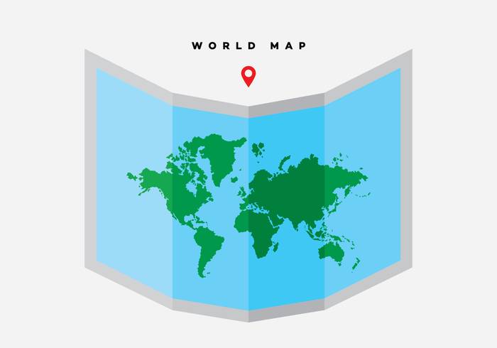 世界地图矢量