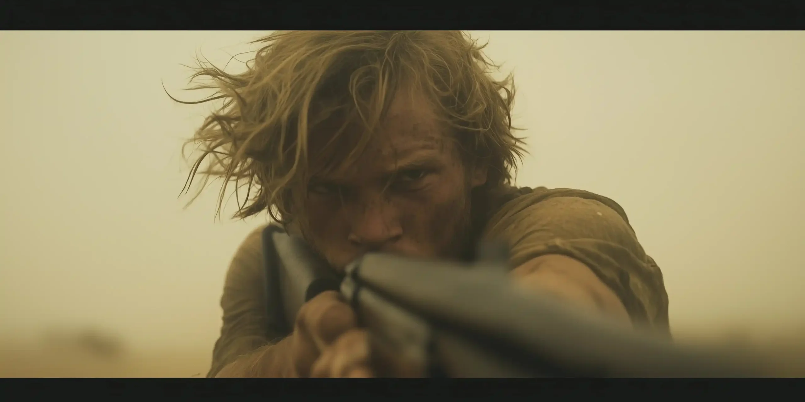 Wild Man with Rifle Midjourney提示词
