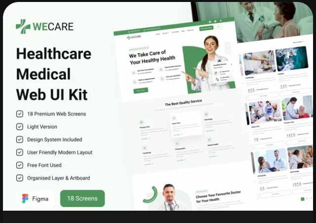 Healthcare Medical Web UI Kit