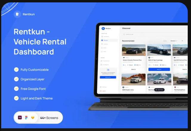 Rentkun - Vehicle Rental Dashboard