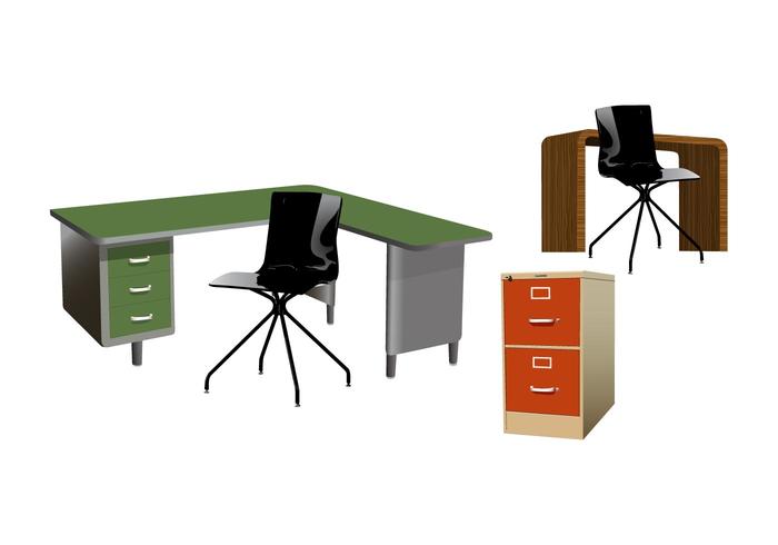 矢量办公家具