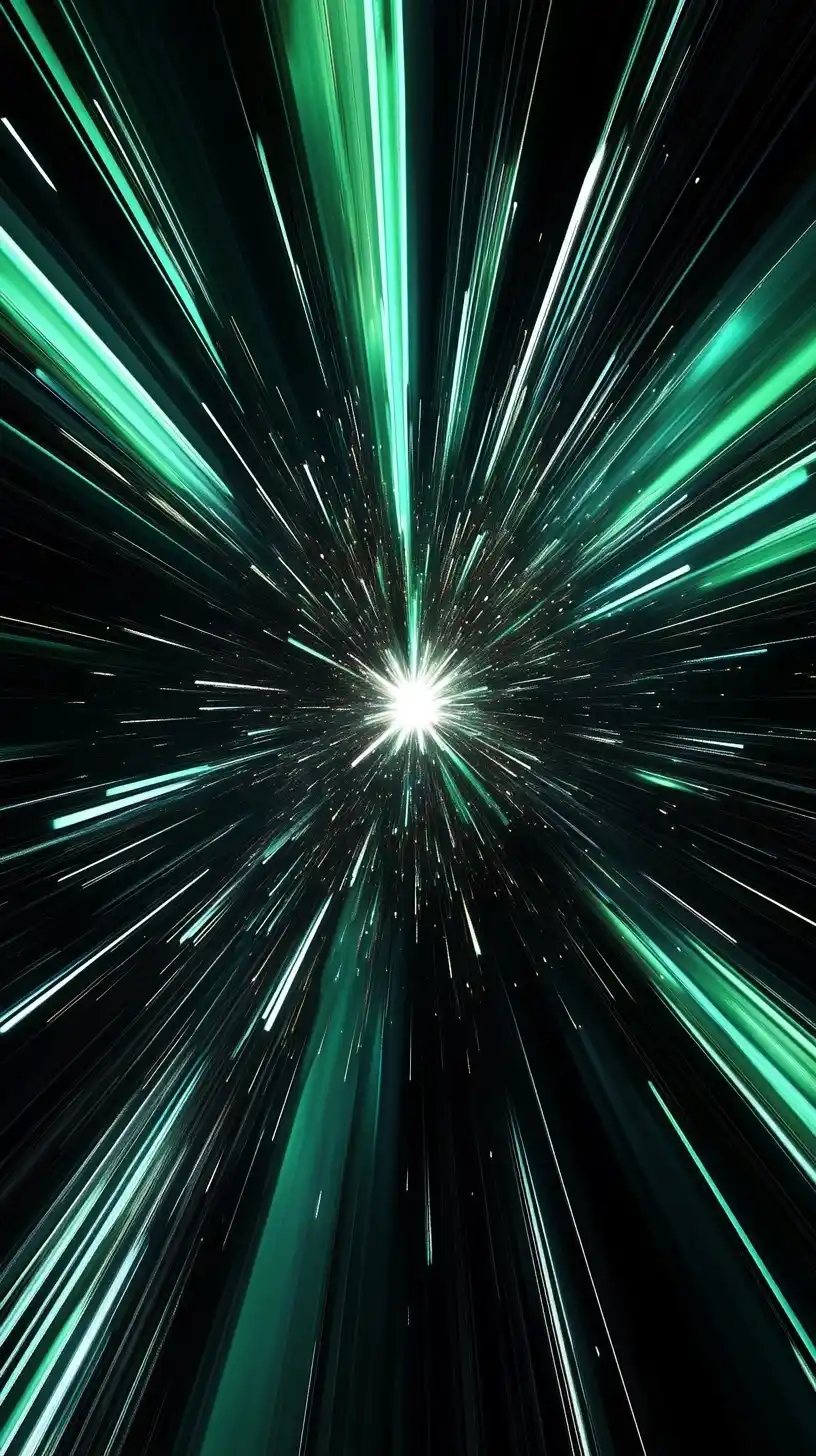 Futuristic Light Beams Explosion Midjourney提示词