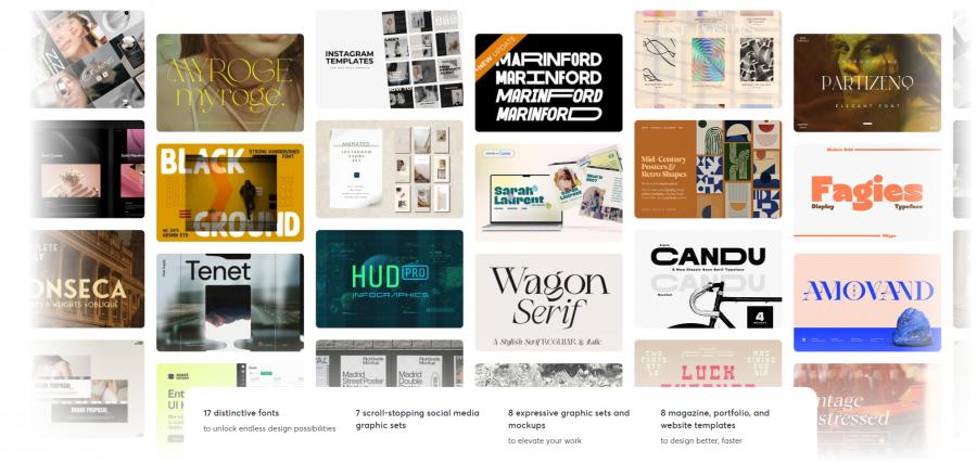 2023年的9月creativemarket.com网站分享价值高达 1000 美元的素材资源打包下载