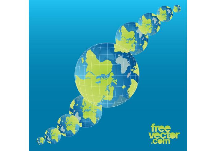 矢量地球仪