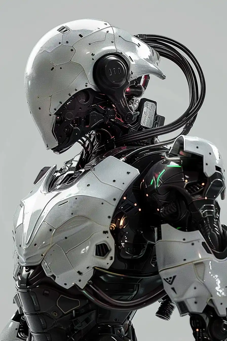 Dynamic Mecha Powerhouse Midjourney 提示词生成效果