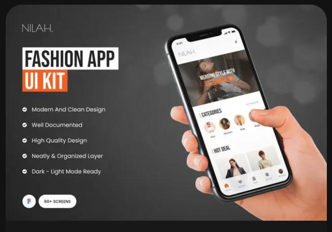 NILAH - Fashion Shopping Mobile App UI Kit