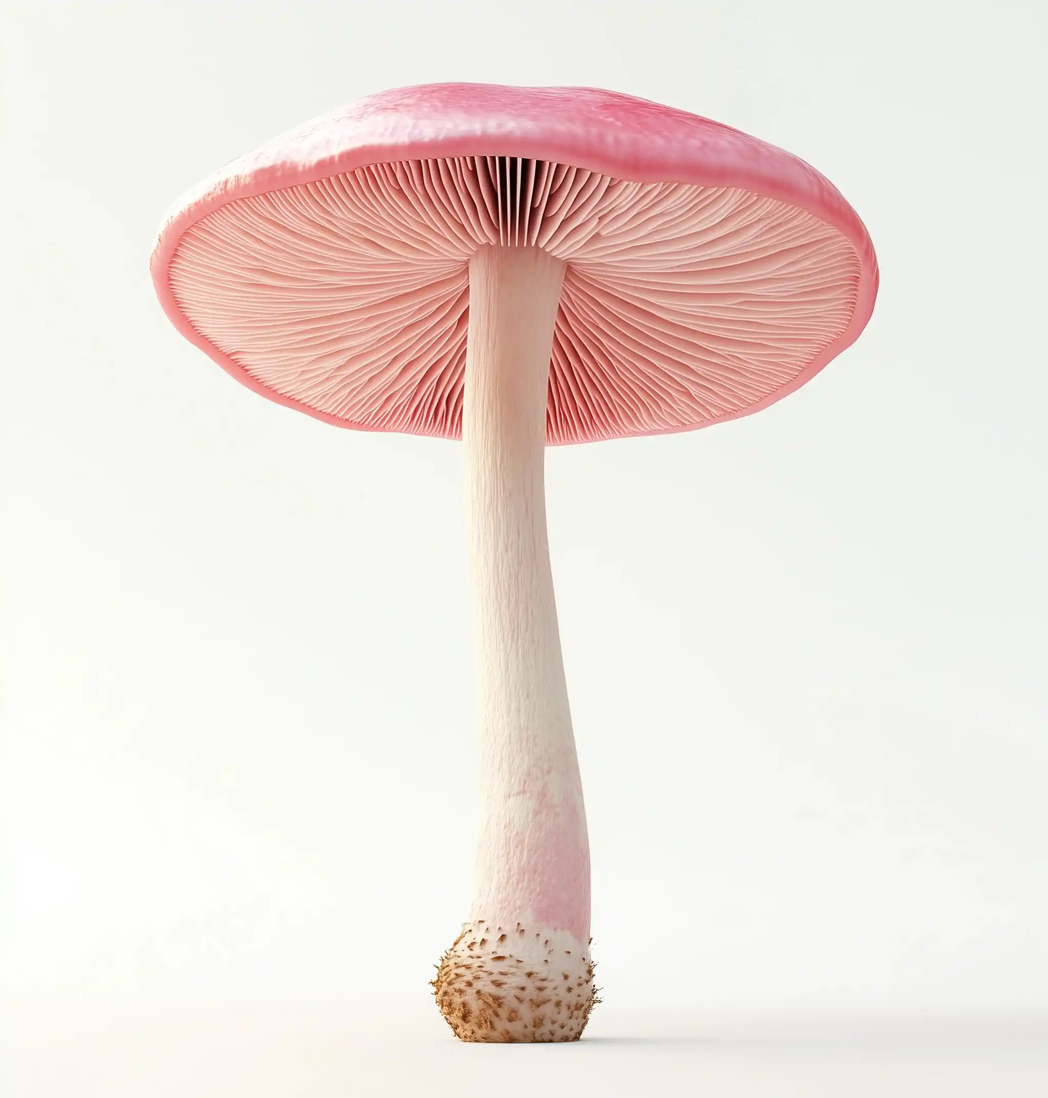 Hyper-Realistic Pink Mushroom Midjourney提示词