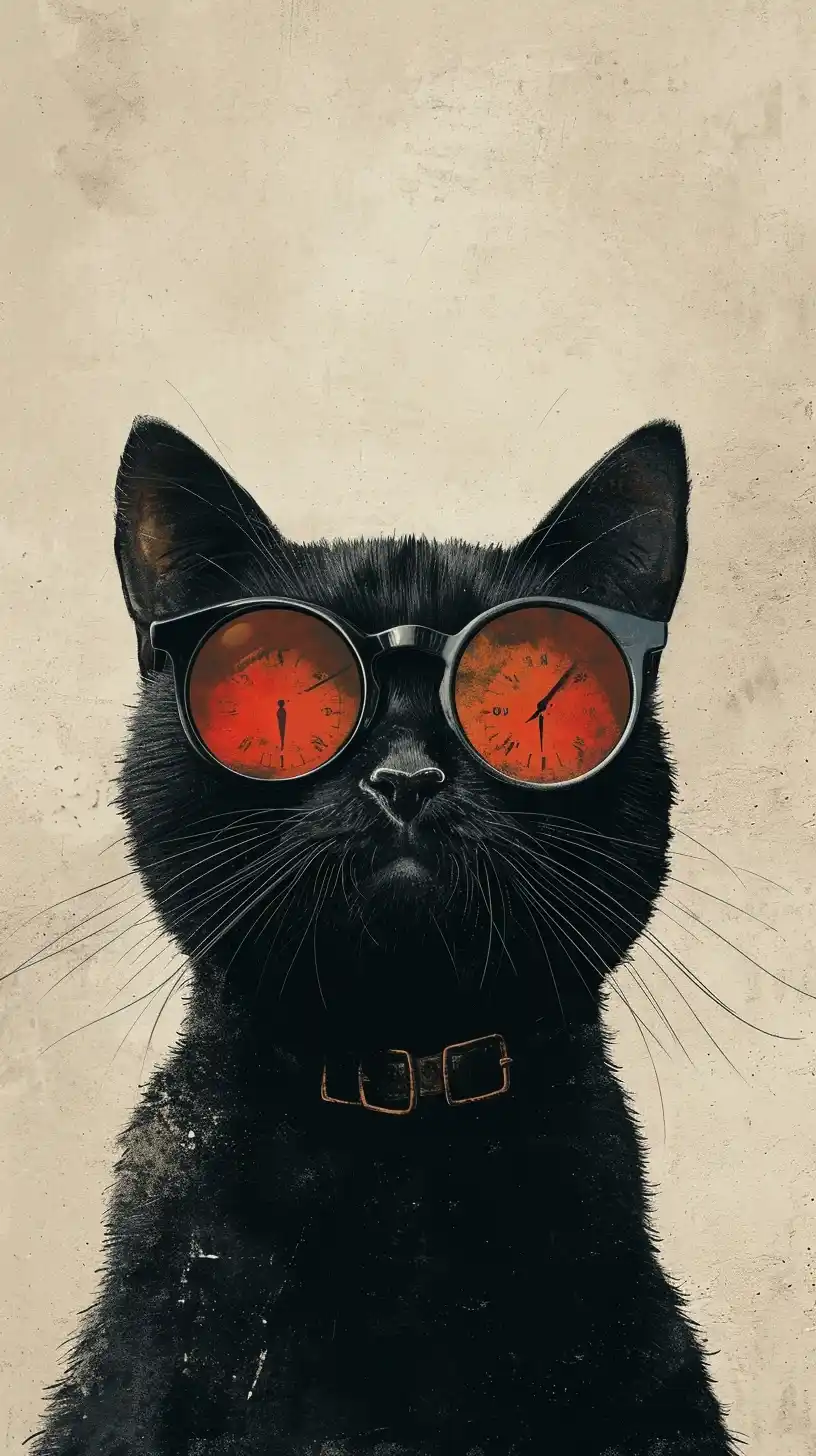 Miyazaki-style Cat Chaos Midjourney提示词