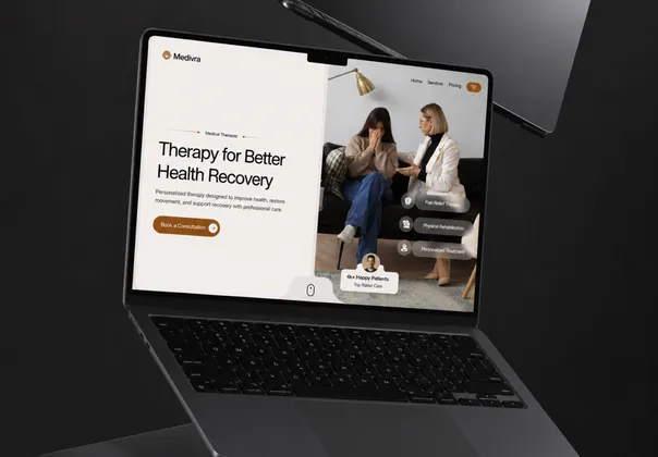 医疗理疗Framer模板（Medivra），Medivra - Medical Therapy & Wellness Template