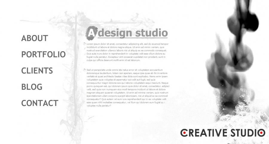 Creative&nbsp;Studio&nbsp;Flash网页模板