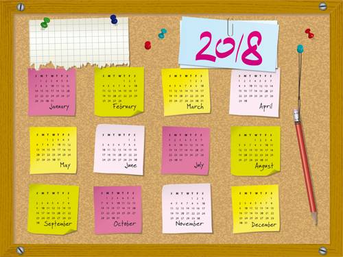 多彩2018日历