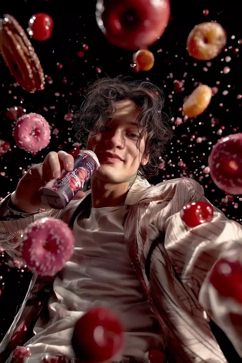 Surreal Snack Deodorant Scene Midjourney提示词
