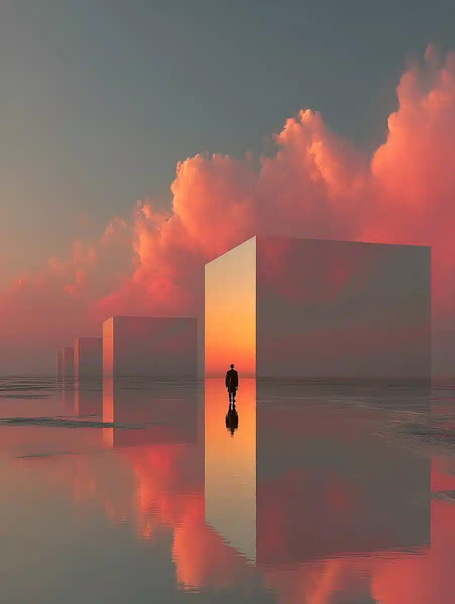 Surreal Sci-Fi Landscape Art Midjourney提示词