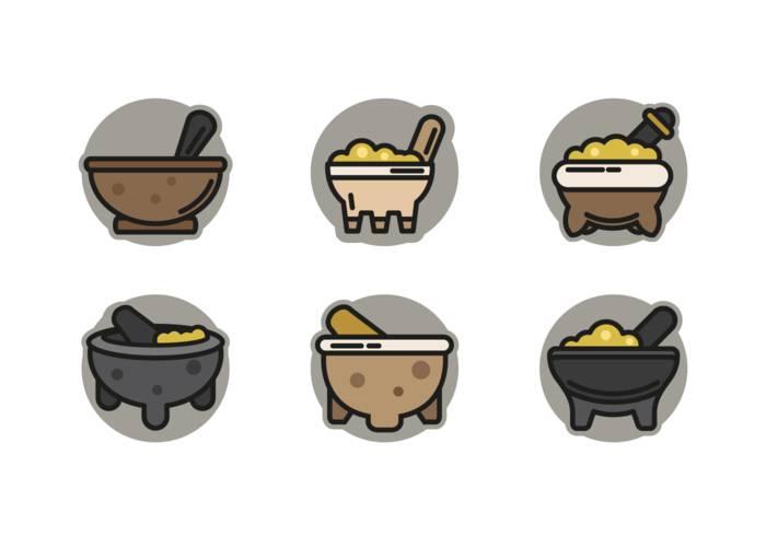 Molcajete免费矢量包