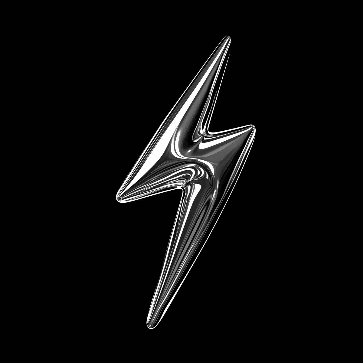 Clipart Silver Lightning Bolt Midjourney提示词