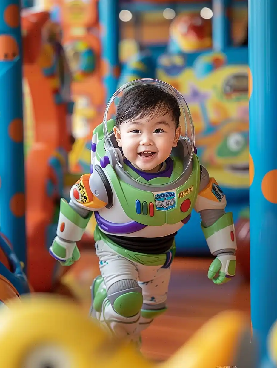 Dynamic Buzz Lightyear Portrait Midjourney提示词