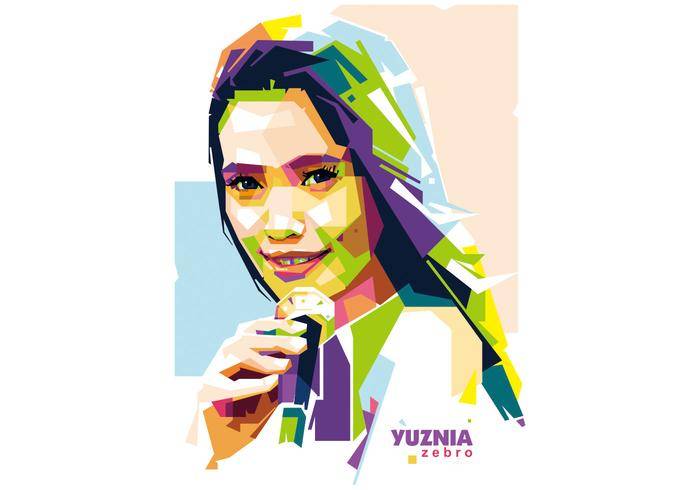 Yusnia Zebro矢量歌手WPAP