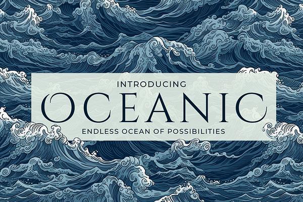 OCEANIC Seamless Ocean Patterns