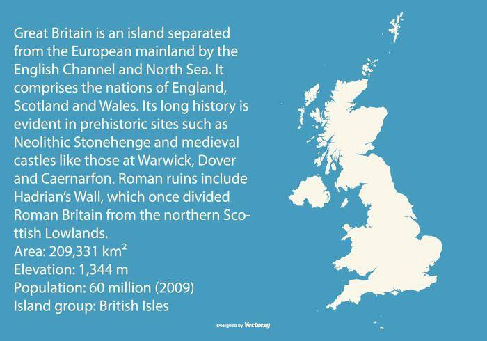 英国的地图