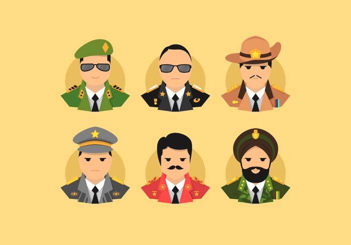准将矢量图