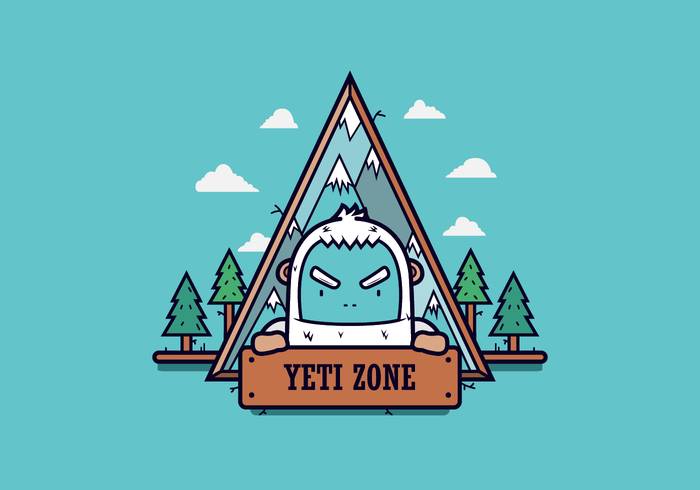 免费雪人矢量徽章