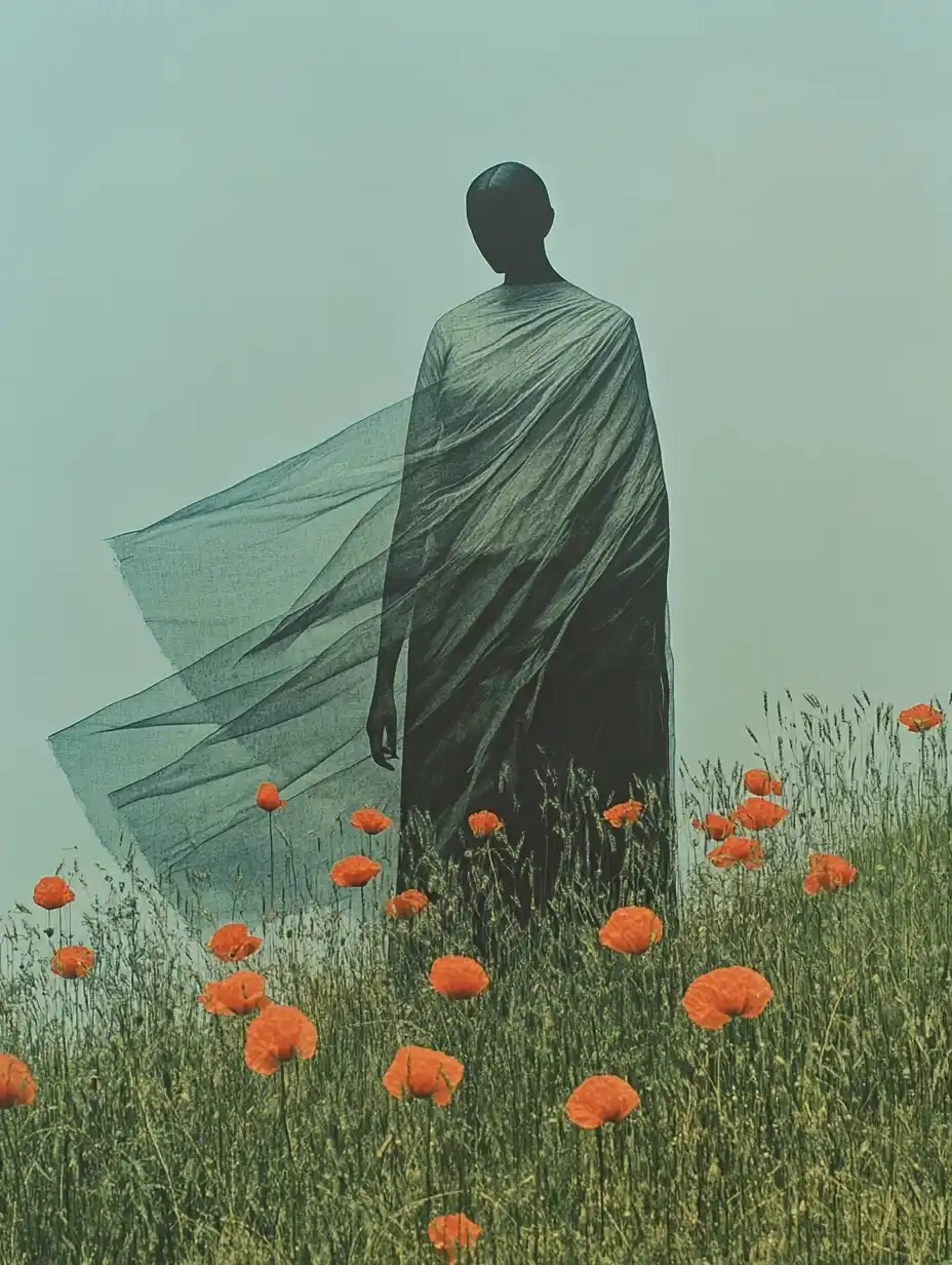 Renaissance Woman in Fields Midjourney提示词