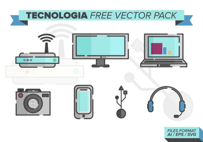 Tecnologia免费矢量包
