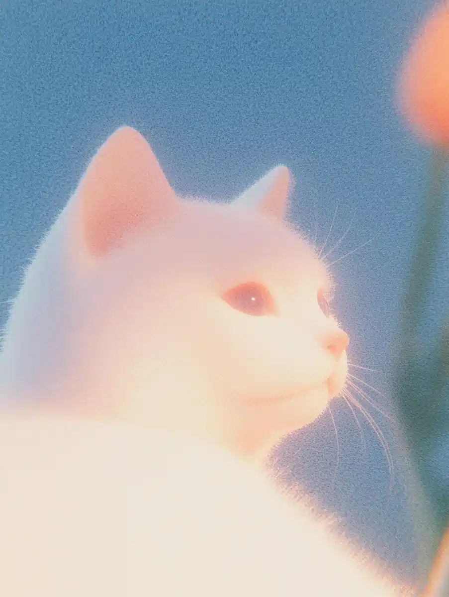 Surreal Kitten with Rose Midjourney提示词