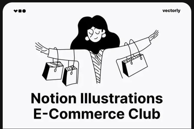 Notion Illustrations - eCommerce Club