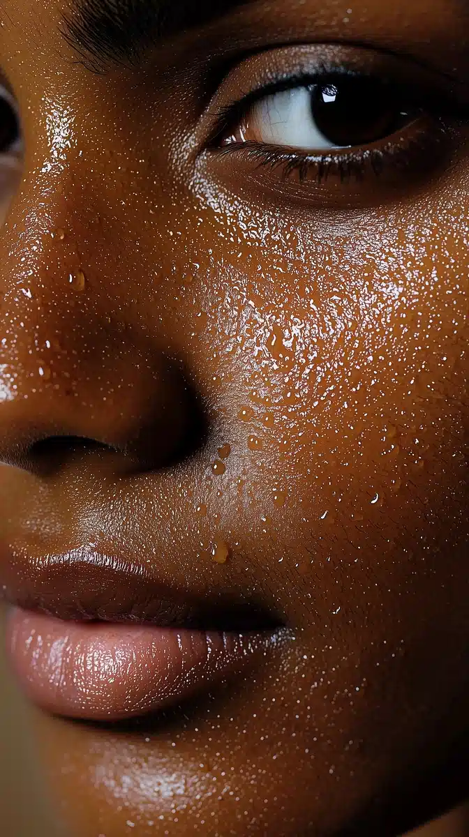 Close-Up of Tamil Complexion Midjourney提示词