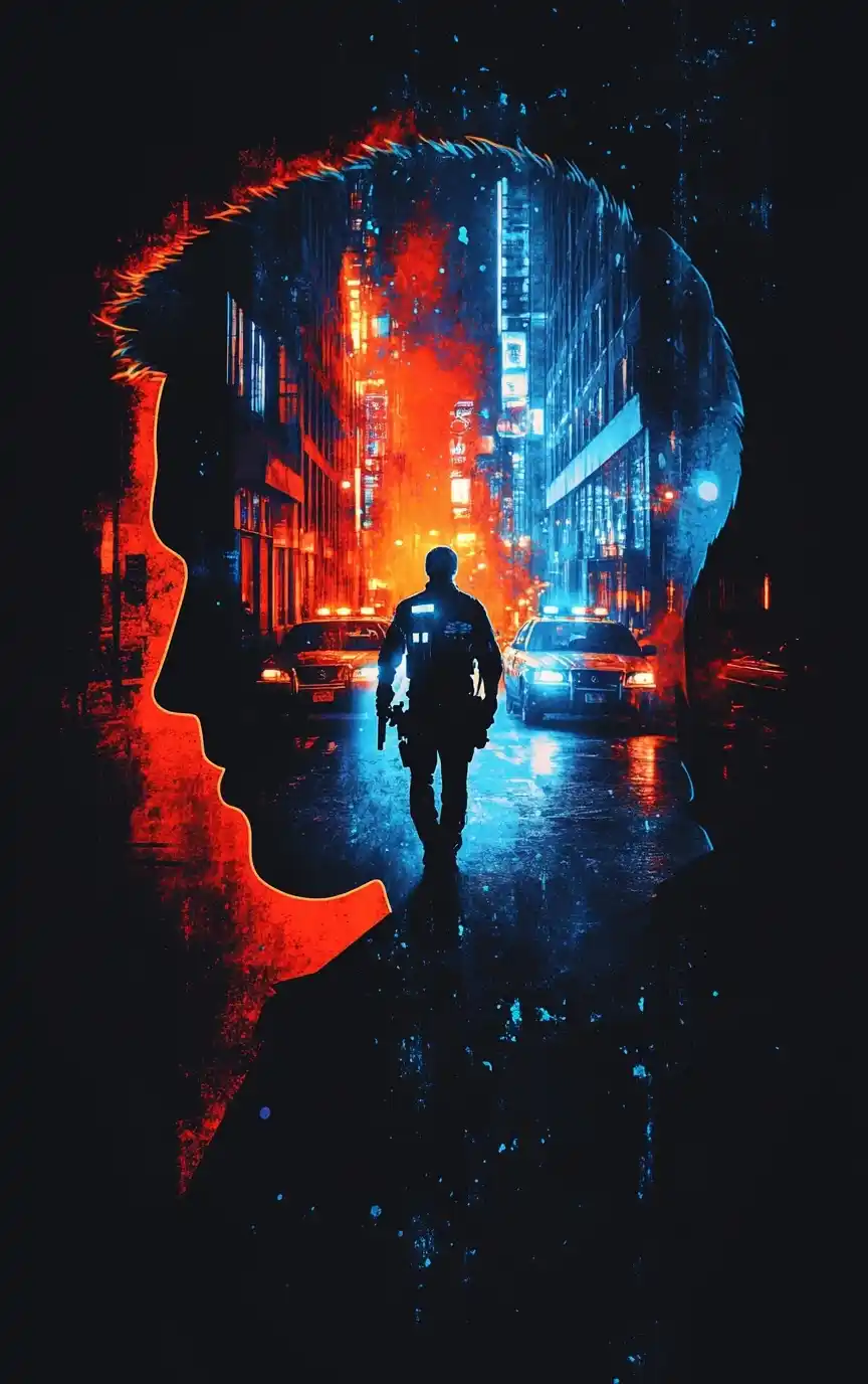 Detective Profile with Officer Midjourney提示词