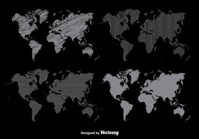 世界地图矢量包