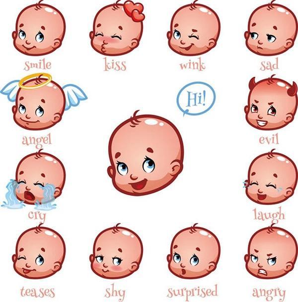 婴儿小孩表情包