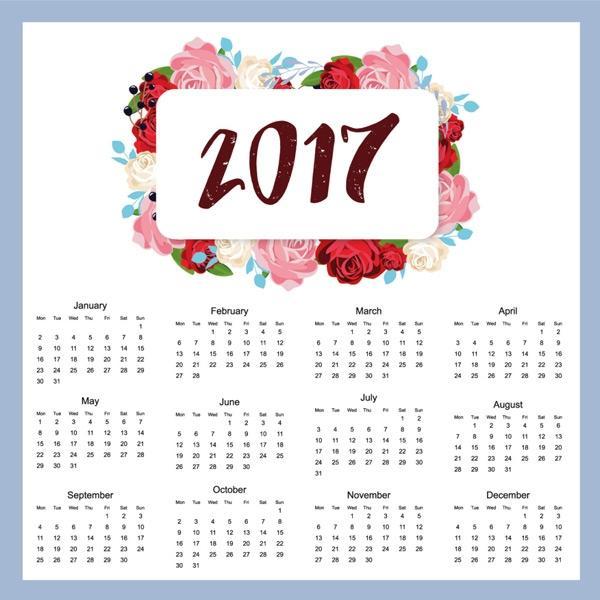 2017日历设计