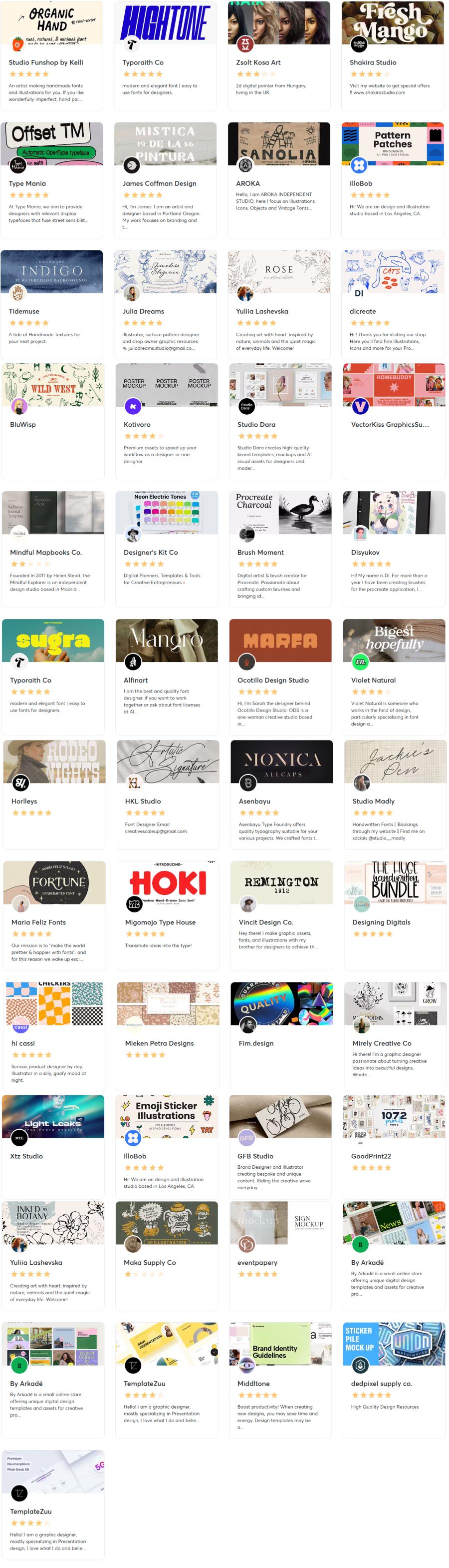 【打包资源】来自CreativeMarket网站的2026年7月份49套素材资源打包下载