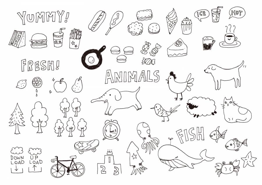 手绘插图