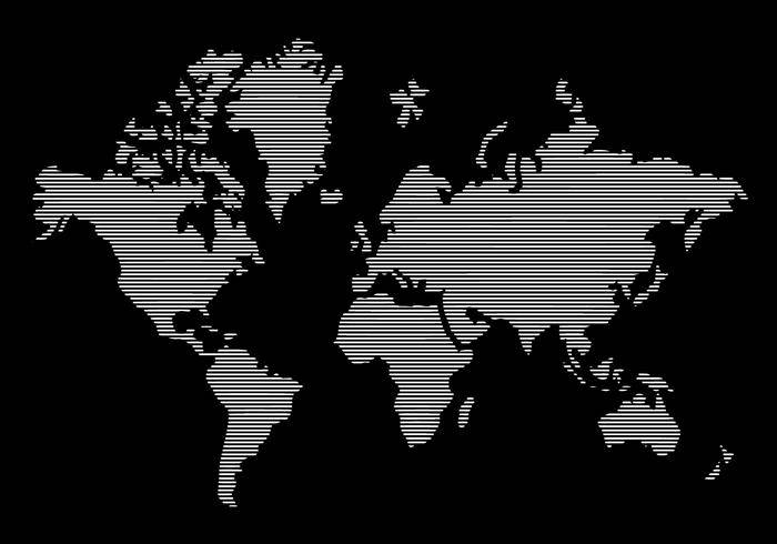 线世界地图