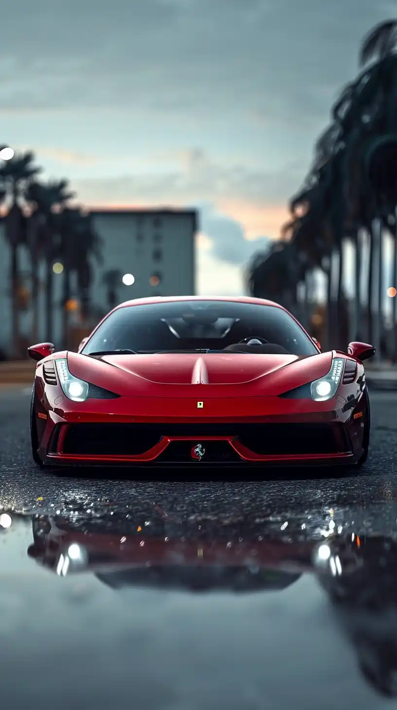 Ferrari 296 GTB Fusion Midjourney提示词