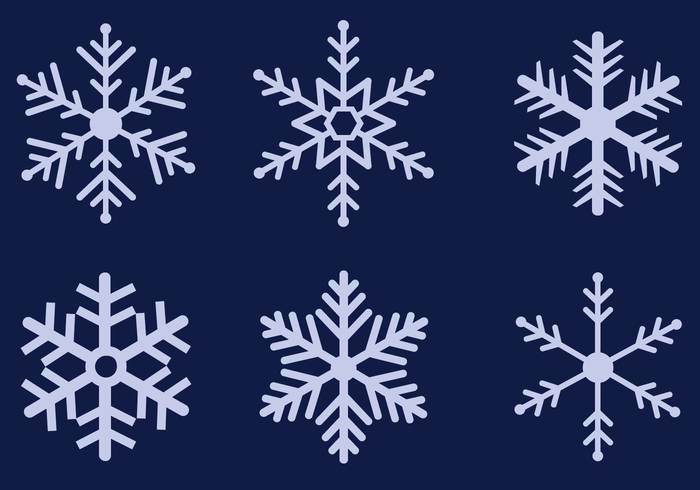 免费的雪花矢量