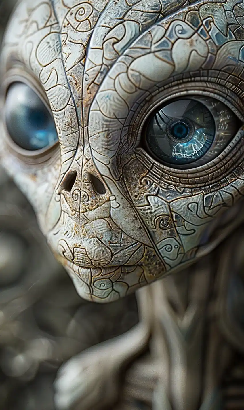 Alien Mosaic Network Midjourney 提示词生成效果